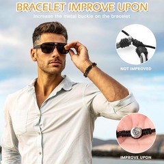 Triple Protection Bracelet – for Protect & Balance – Energy Crystal Handmade …