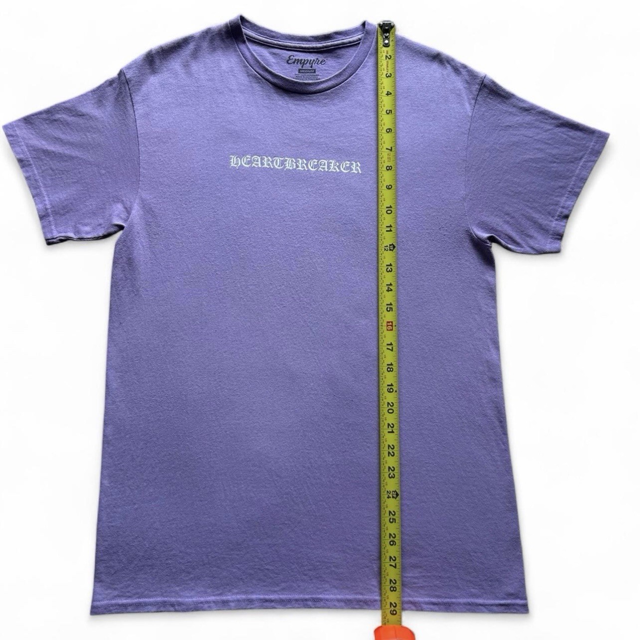 Empyre “Heartbreaker” Graphic Tee Medium Purple Y2K Skater Streetwear Shirt gallery