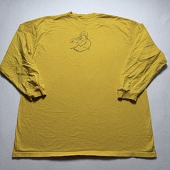 FUBU Platinum Fat Albert T Shirt Mens 3XL Long Sleeve Mustard Yellow Streetwear