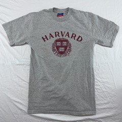 Harvard Shirt Mens Medium Gray Champion Graphic College T-Shirt Tee Athletic