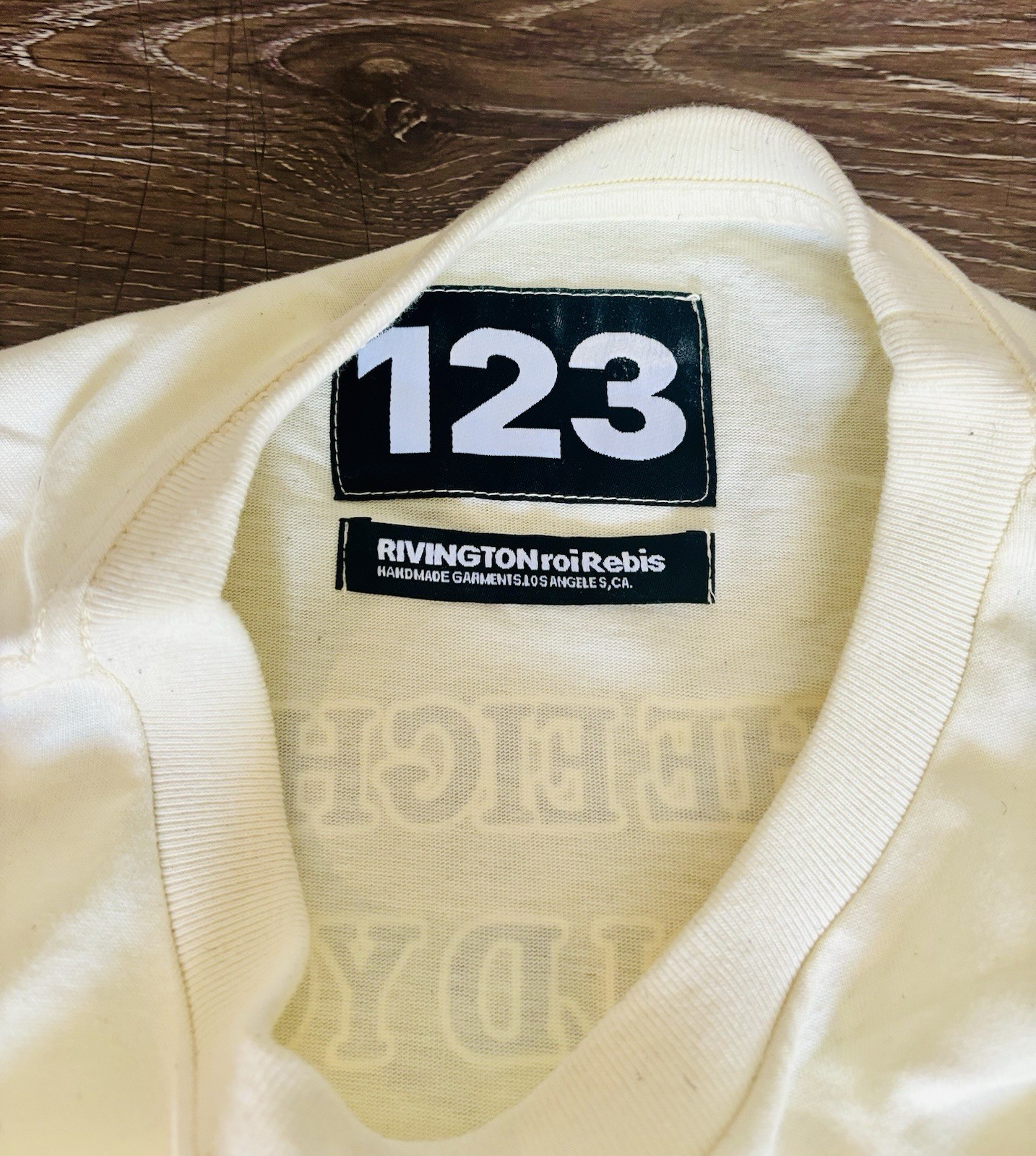 Rivington Roi Rebis T Shirt Large Off White In The Eighties Deli & Grocery gallery