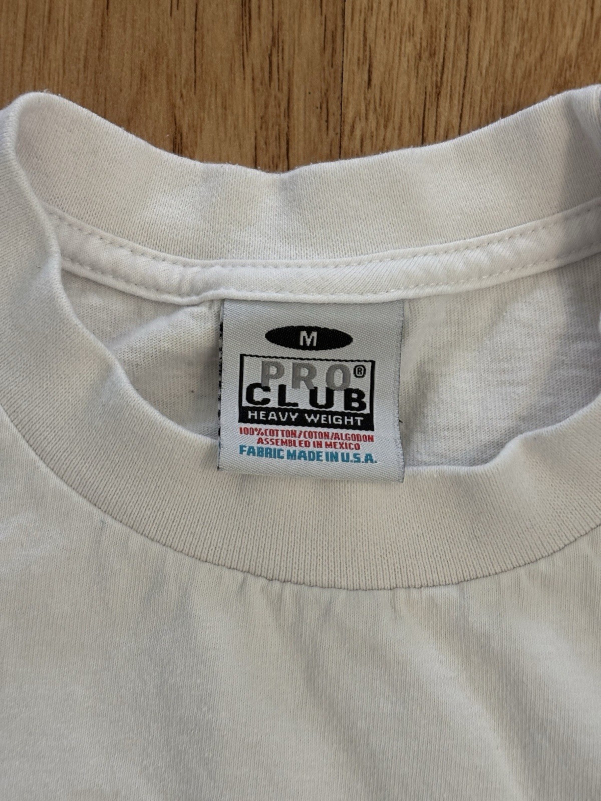 Pro Club x Buddy “Superghetto” Low Rider White Shirt Medium Made In The USA gallery