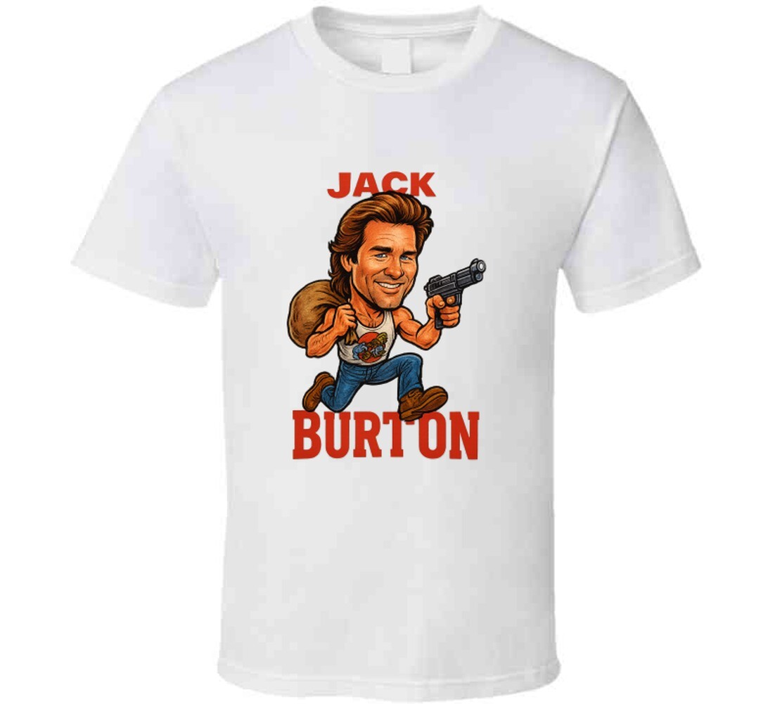Jack Burton Big Trouble In Little China Retro Movie Caricature T Shirt gallery