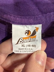Vintage Manhattan Transfer 10th Anniversary Shirt Mens XL Purple Bantam Band Tee