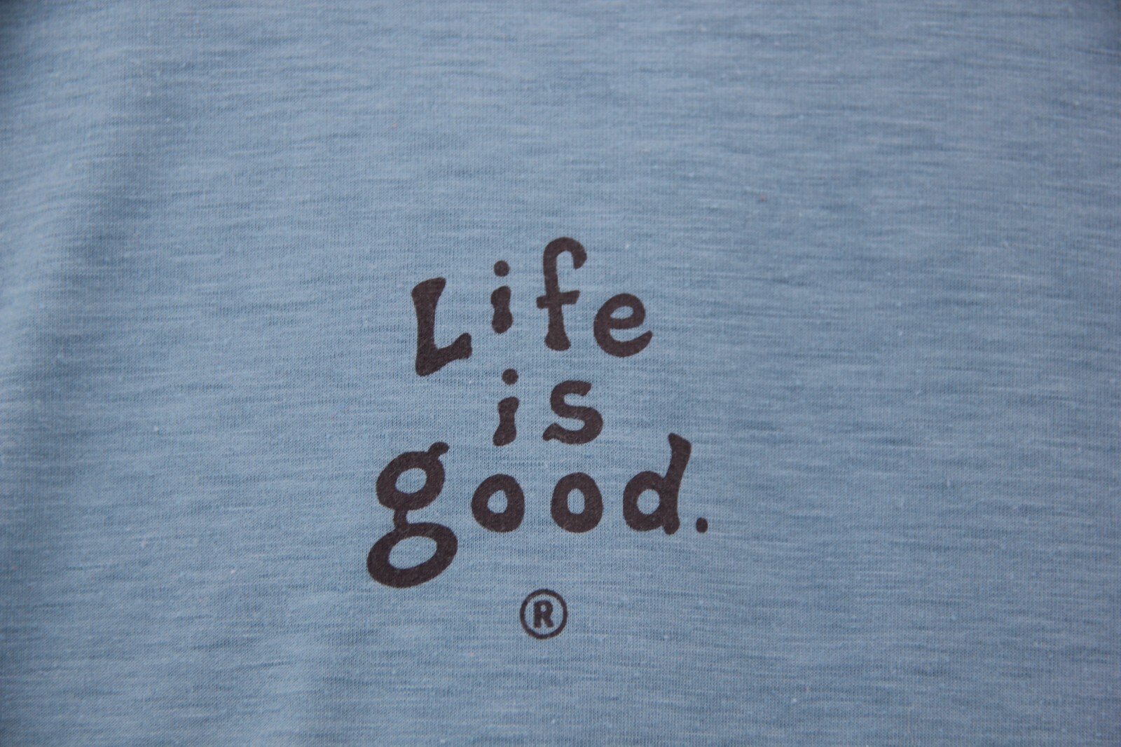 Life is Good Good Move Men's Semi-Fitted Blue Short Sleeve T Shirt Sz S #1536 gallery