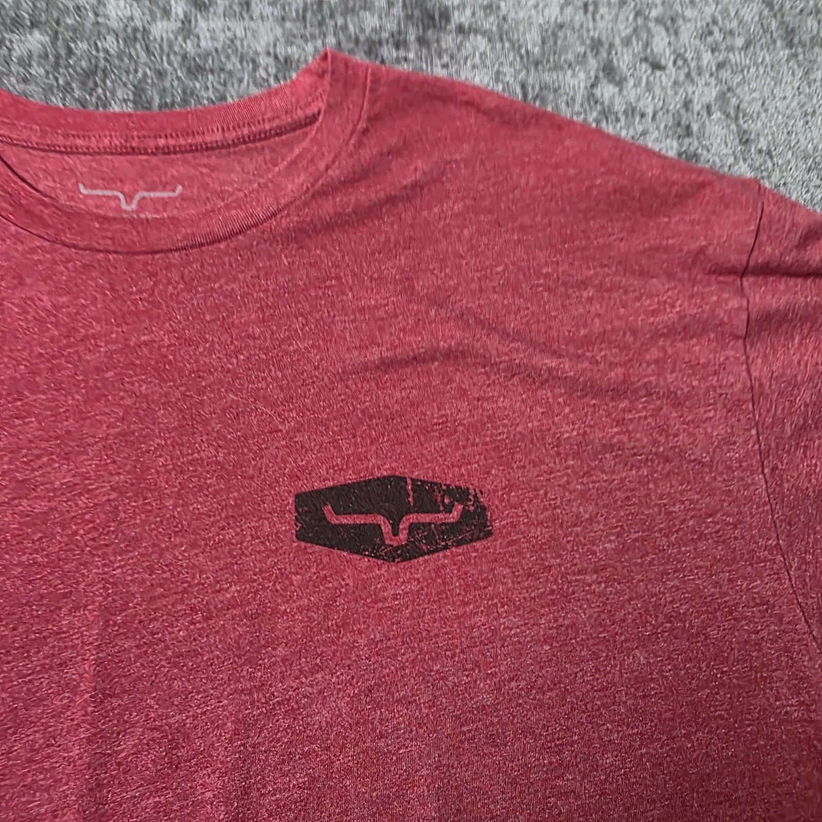 Kimes Ranch T Shirt Mens Large Red Double Sided Rodeo Cowboy Polycotton Tee L gallery