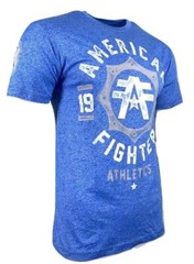 AMERICAN FIGHTER NORTH CAROLINA MARBLE Men’s T-Shirt Blue *