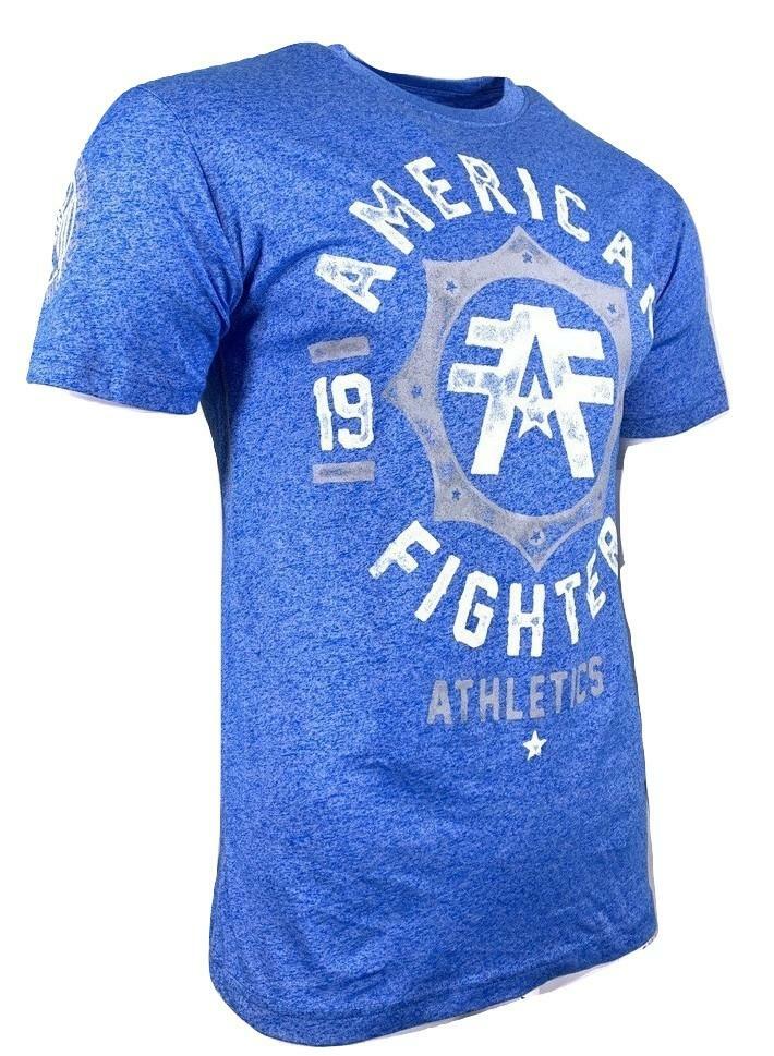 AMERICAN FIGHTER NORTH CAROLINA MARBLE Men's T-Shirt Blue * gallery