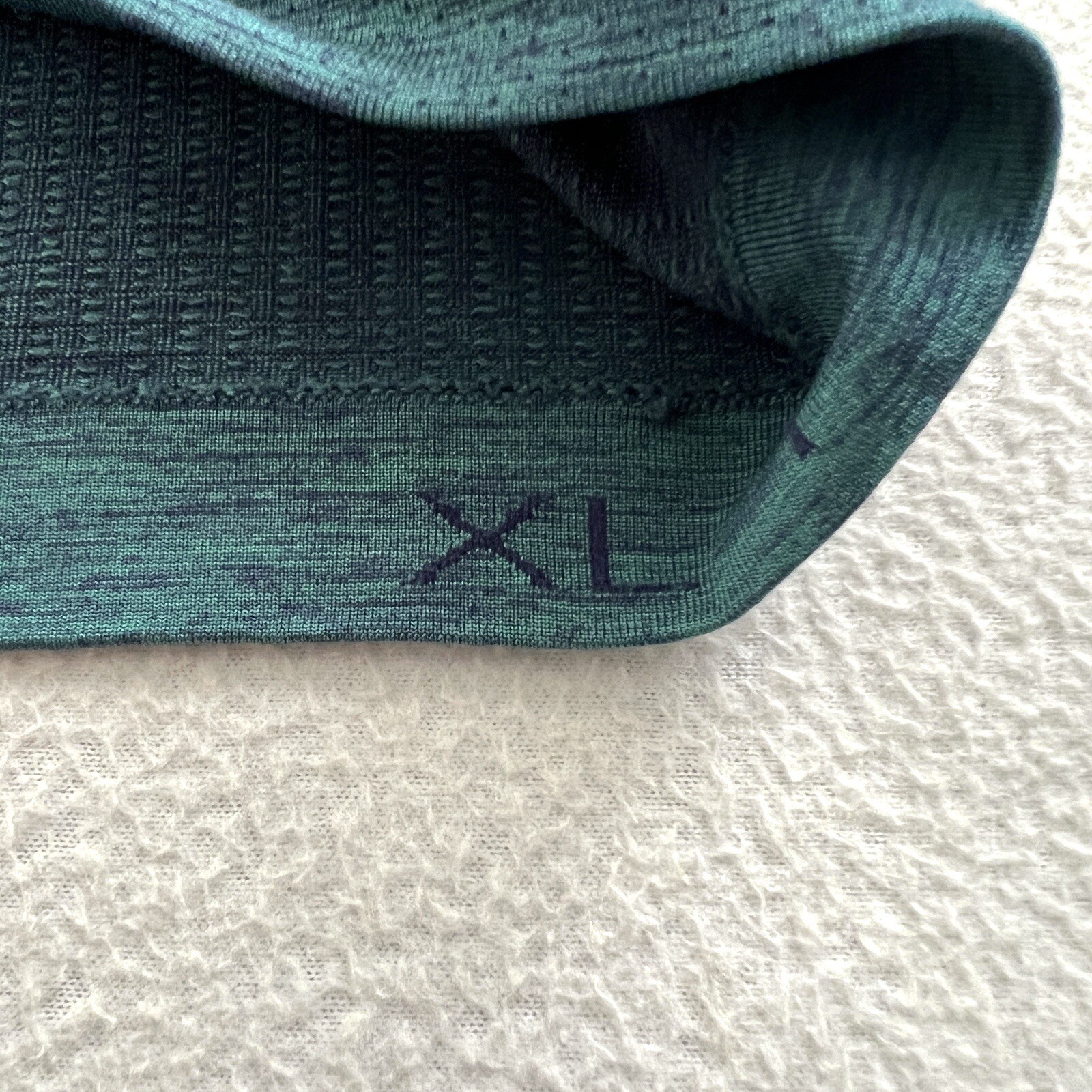 Lululemon Night Sea Deep Cove Teal Metal Vent Tech 1/2 Zip Long Sleeve Top XL gallery