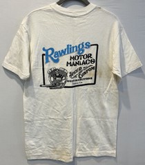 Vintage Rawlings Motor Maniacs Speed Customs Shirt Single Stitch Medium
