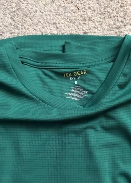 Tek Gear Men's Dry-fit Small Green T-Shirt FREE SHIPPING gallery