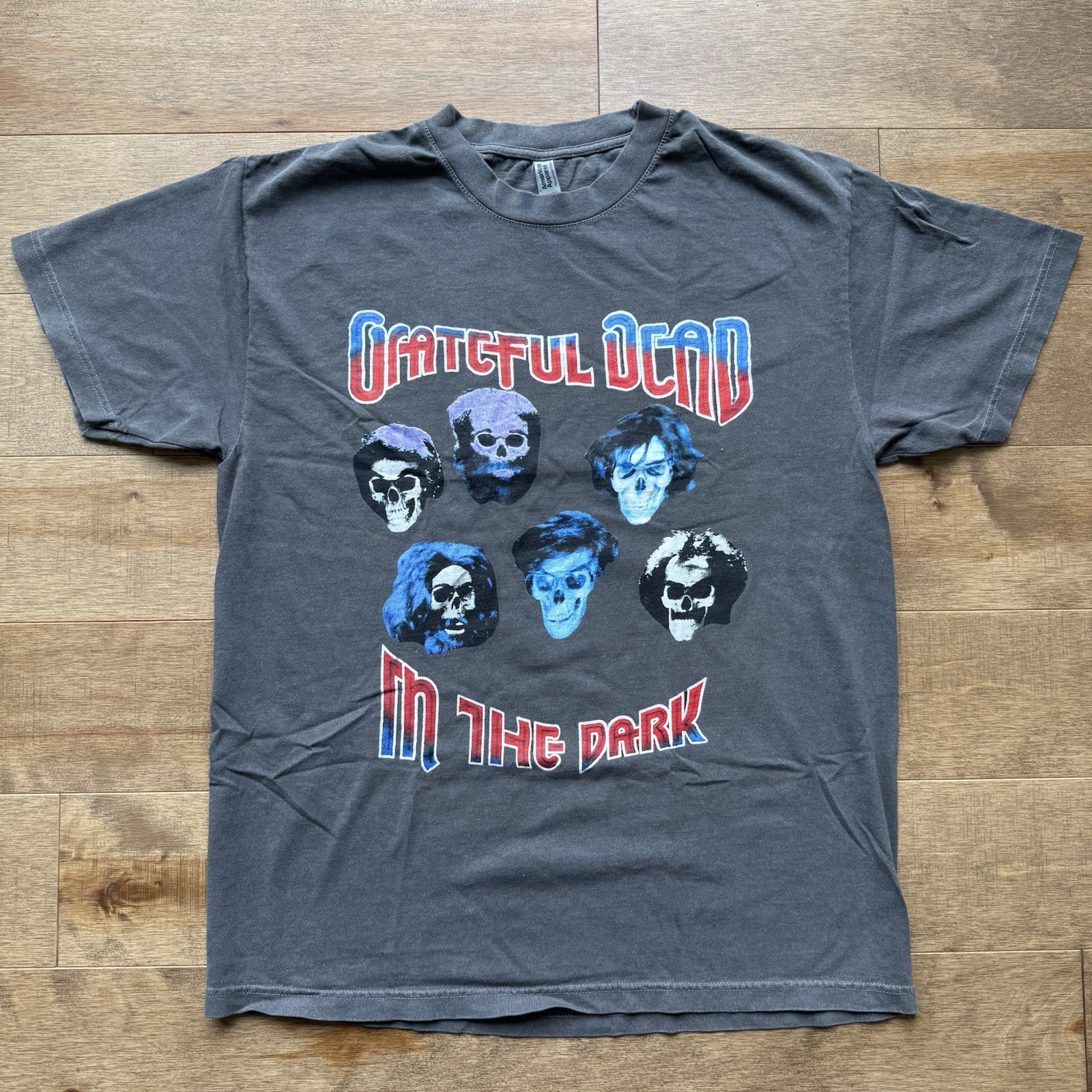 Grateful Dead In The Dark Touch Of Grey Faded Black T-shirt gallery