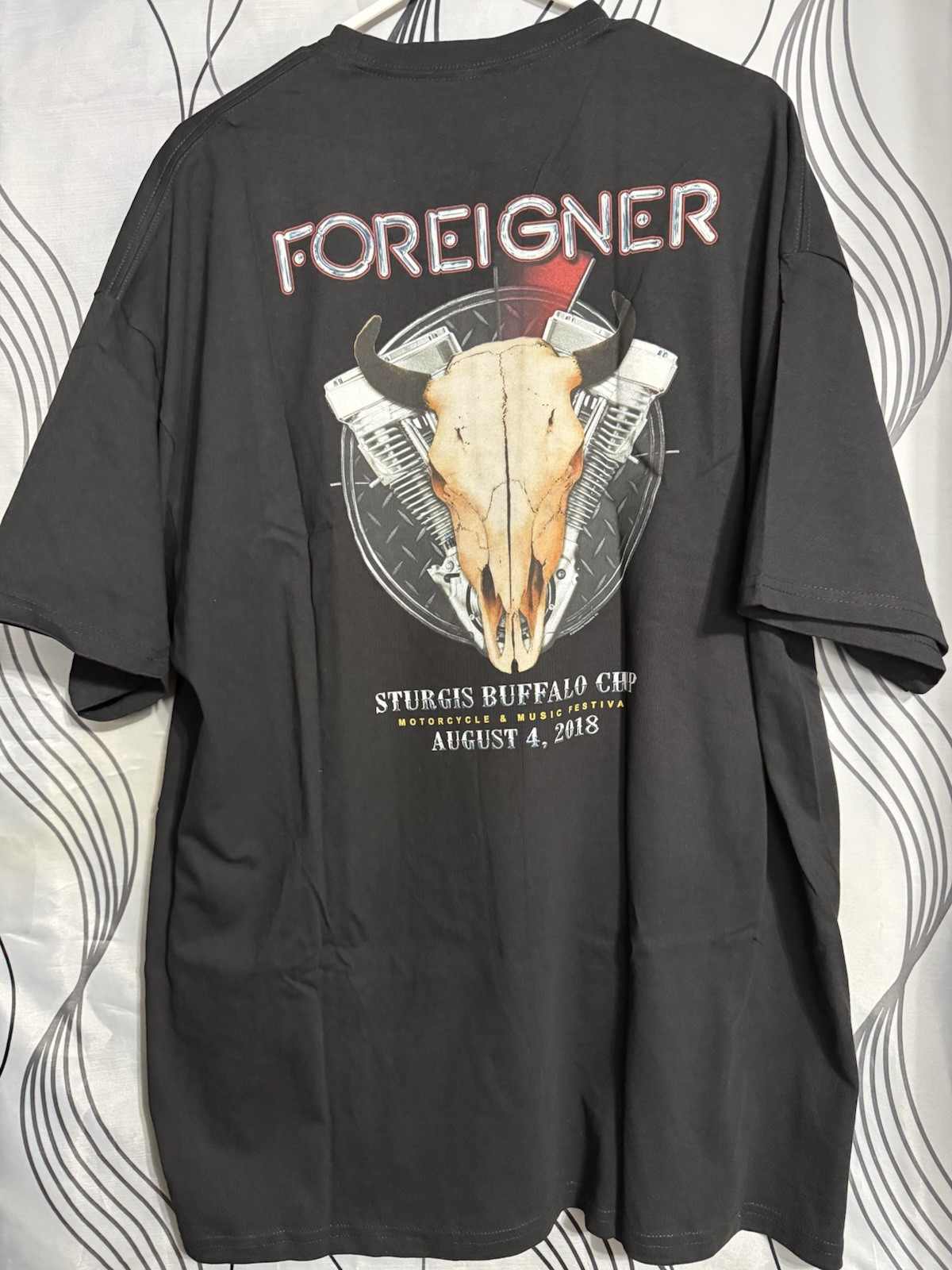 The Thread Shop Shirt Mens 2X Black Foreigner Sturgis South Dakota New gallery