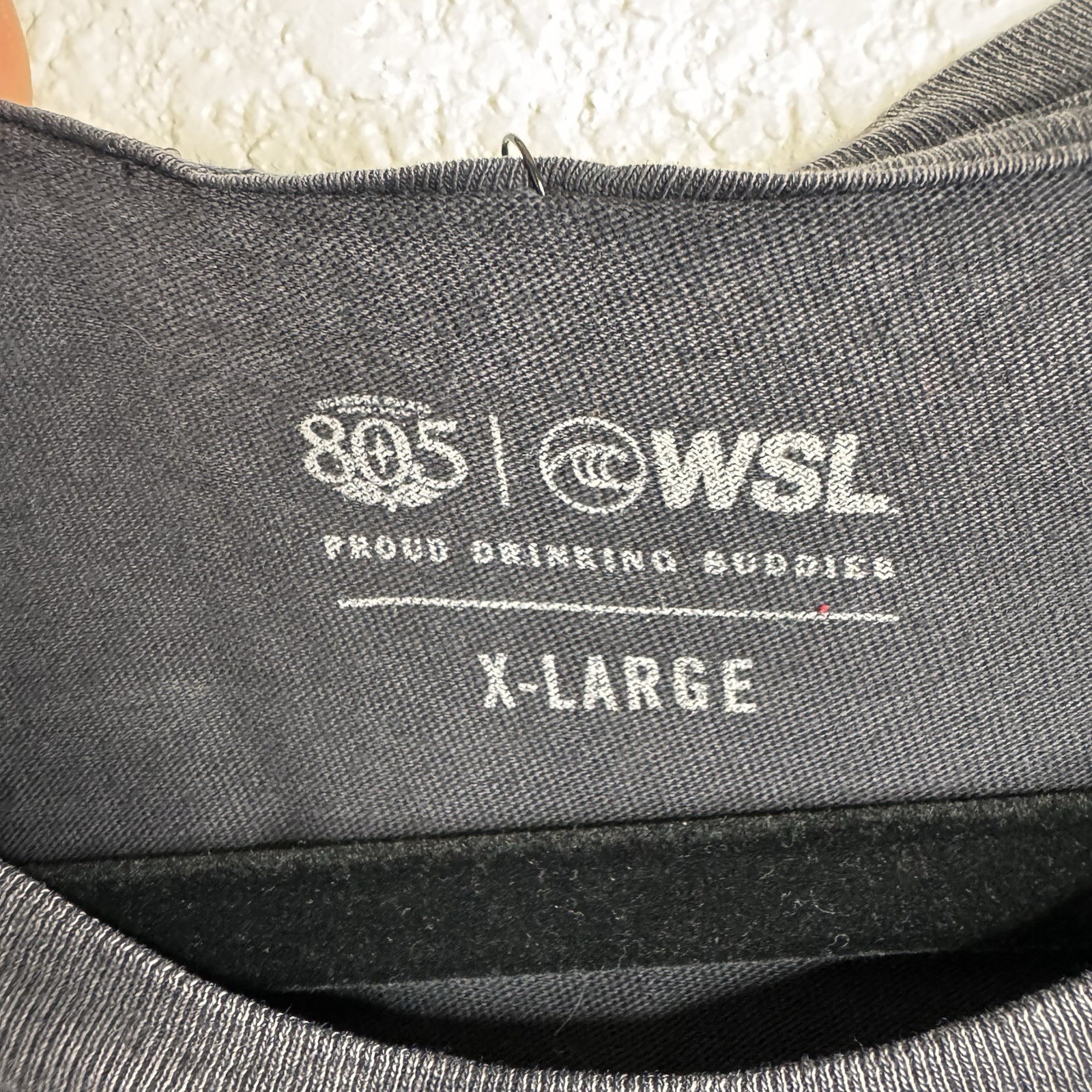 805 WSL Cold Beer Surf Club Mineral Wash T-Shirt Mens XL Black NWT gallery