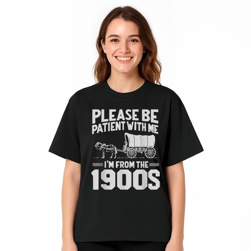 Cotton Please Be Patient I'm From the 1900s Funny OverT-Shirt Golf Gift T-Shirt gallery