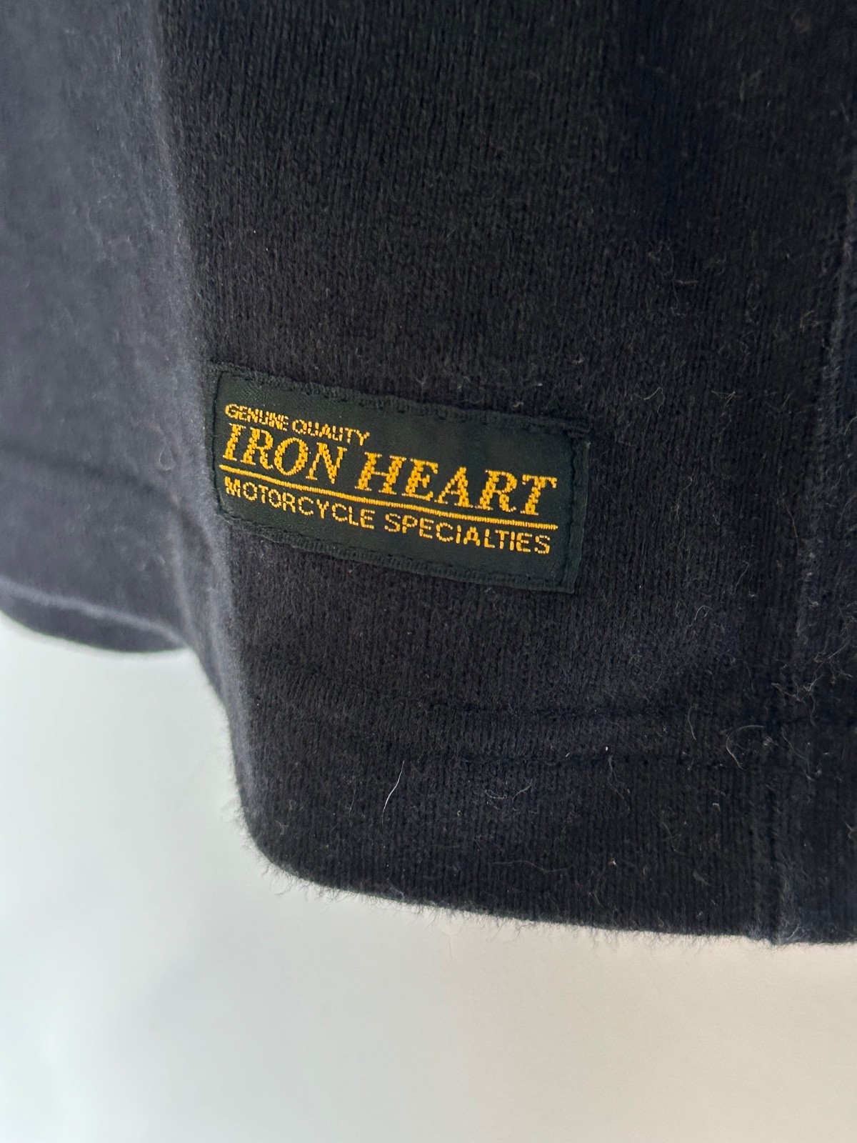 Iron Heart Heavy Weight Knit Wear Crewneck long sleeve Black Large Japan gallery