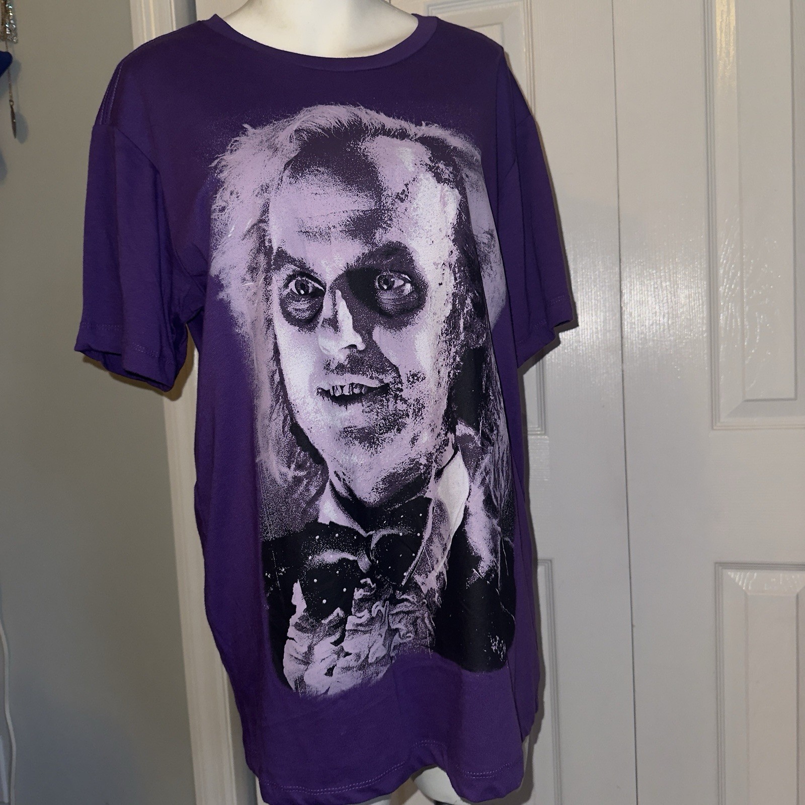 Beetlejuice Shirt Classic Movie Horror Graphic Tee Michael Keaton Halloween NWT gallery