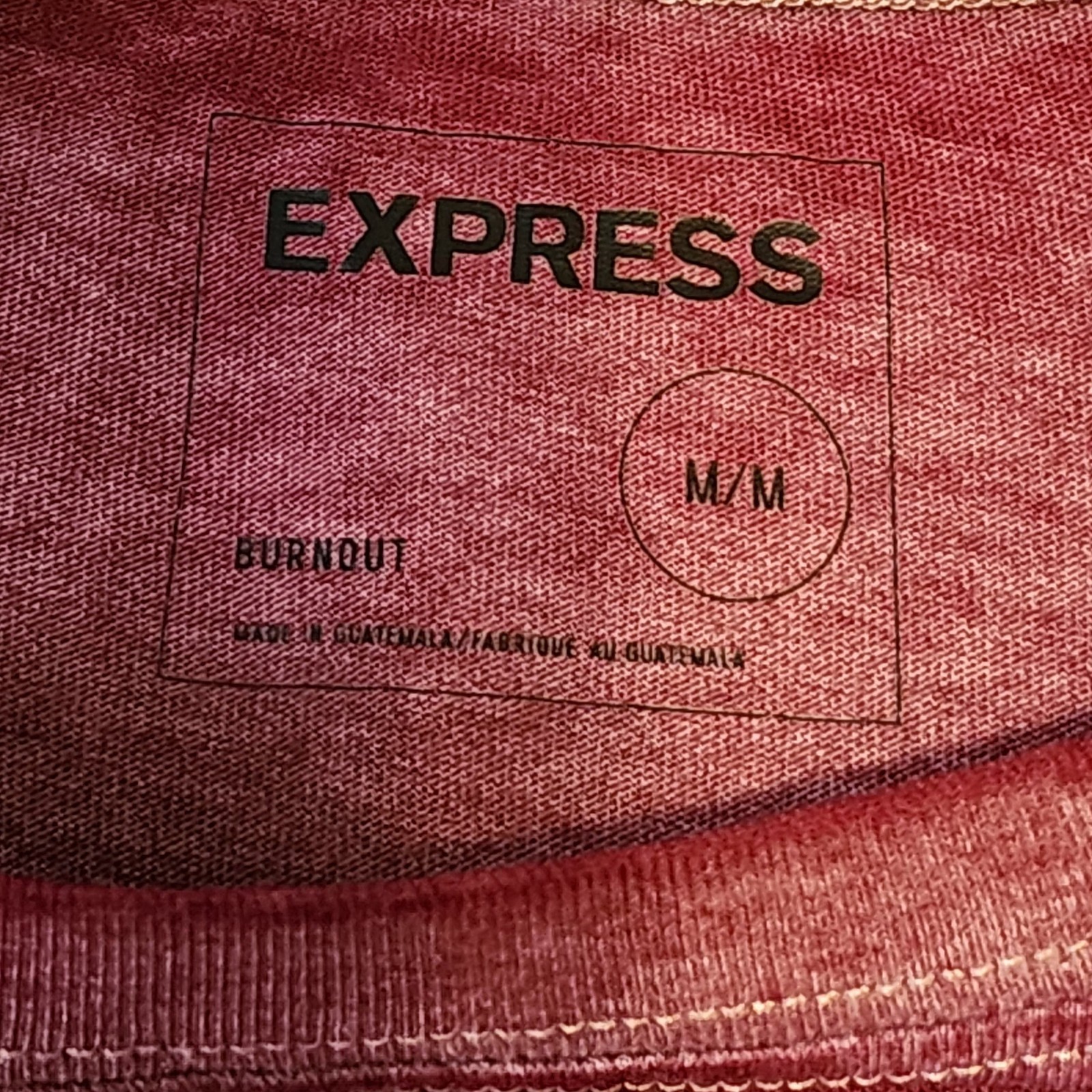 Red Men's Express Palm tree T-shirt gallery