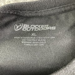 Blocker Outdoors Shirt Mens Extra Large Black Freedom To Hunt Hunting Deer Skull