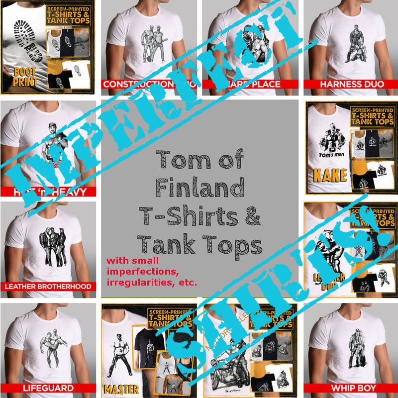 Tom of Finland T-shirts Defects Seconds Imperfect Irregular Gay Sex Leather Tee gallery