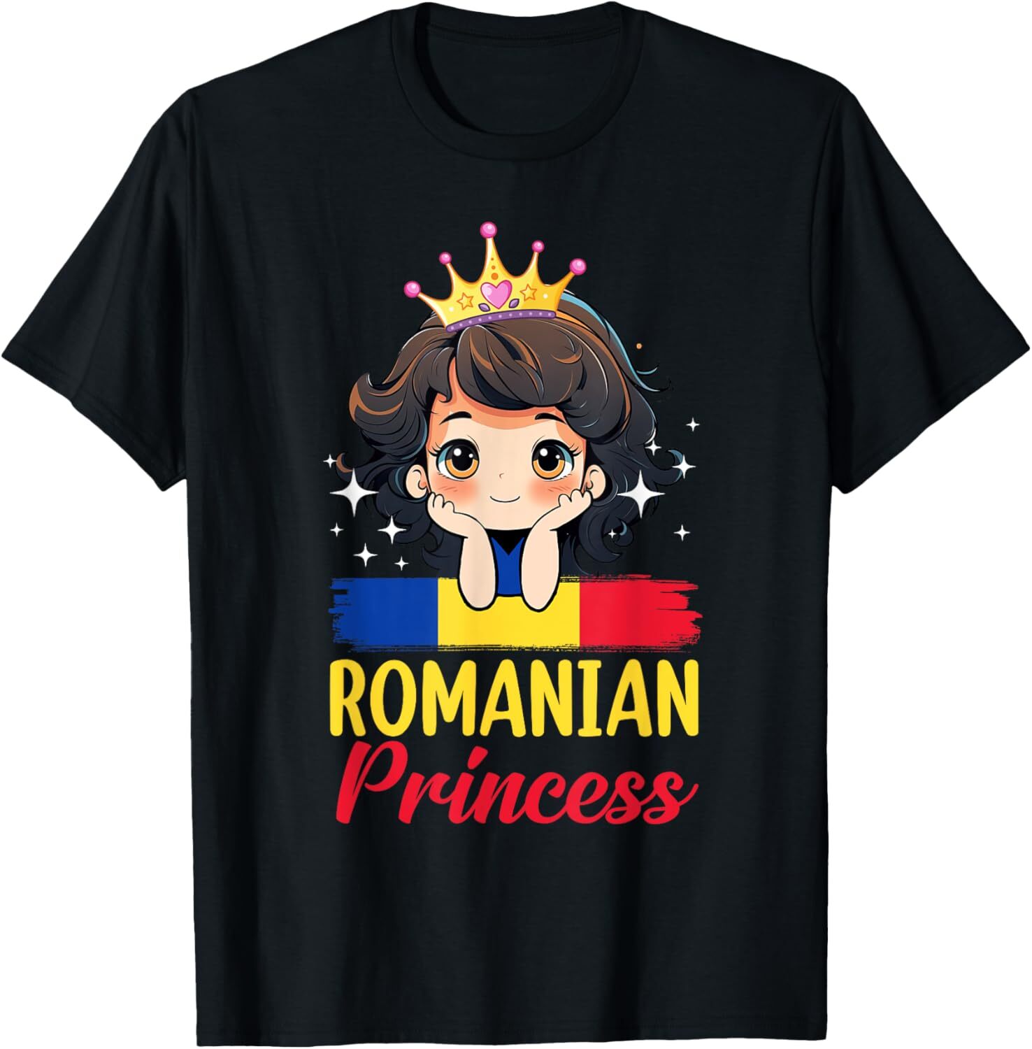 Romanian Princess Romania Girl Cute Romanian Flag T-Shirt Hoodie