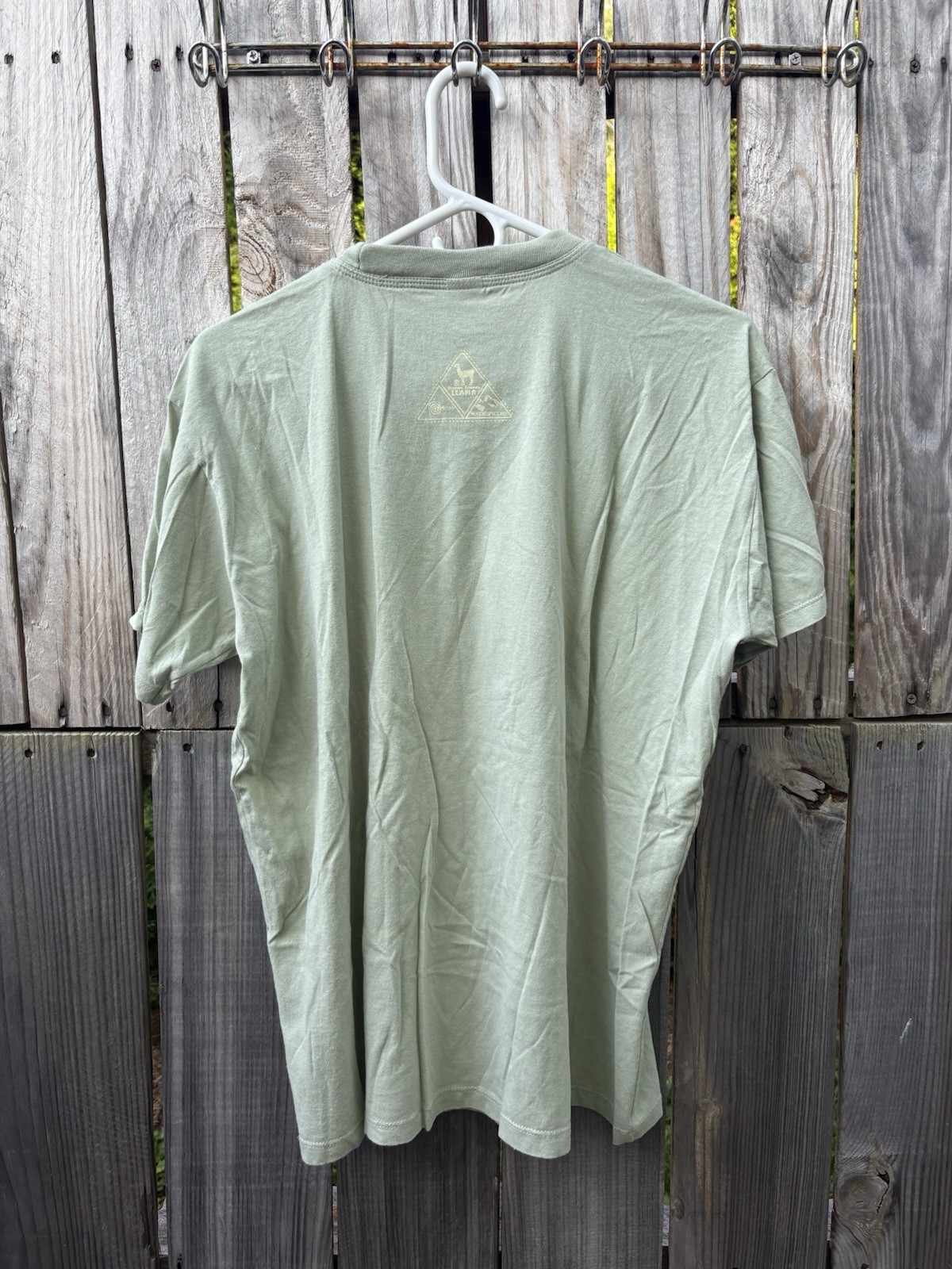 Forever Friends Llama Green Peru T-shirt Mens See Measurement No Tag gallery