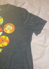 Pokémon 2016 2XL Navy tee tshirt Pikachu Squirtle Charmander Meowth Bulbasaur