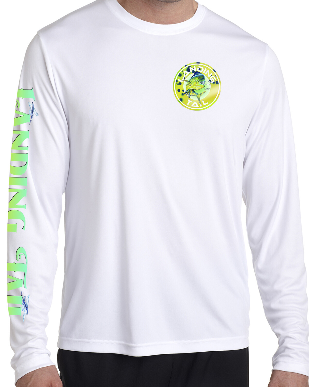 Landing Tail T shirt long sleeve microfiber saltwater fishing uv 50 Performance gallery