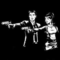 ARCHER Pulp Fiction T-SHIRT Sterling Archer Lana Kane Tarantino Art TEEFURY NEW