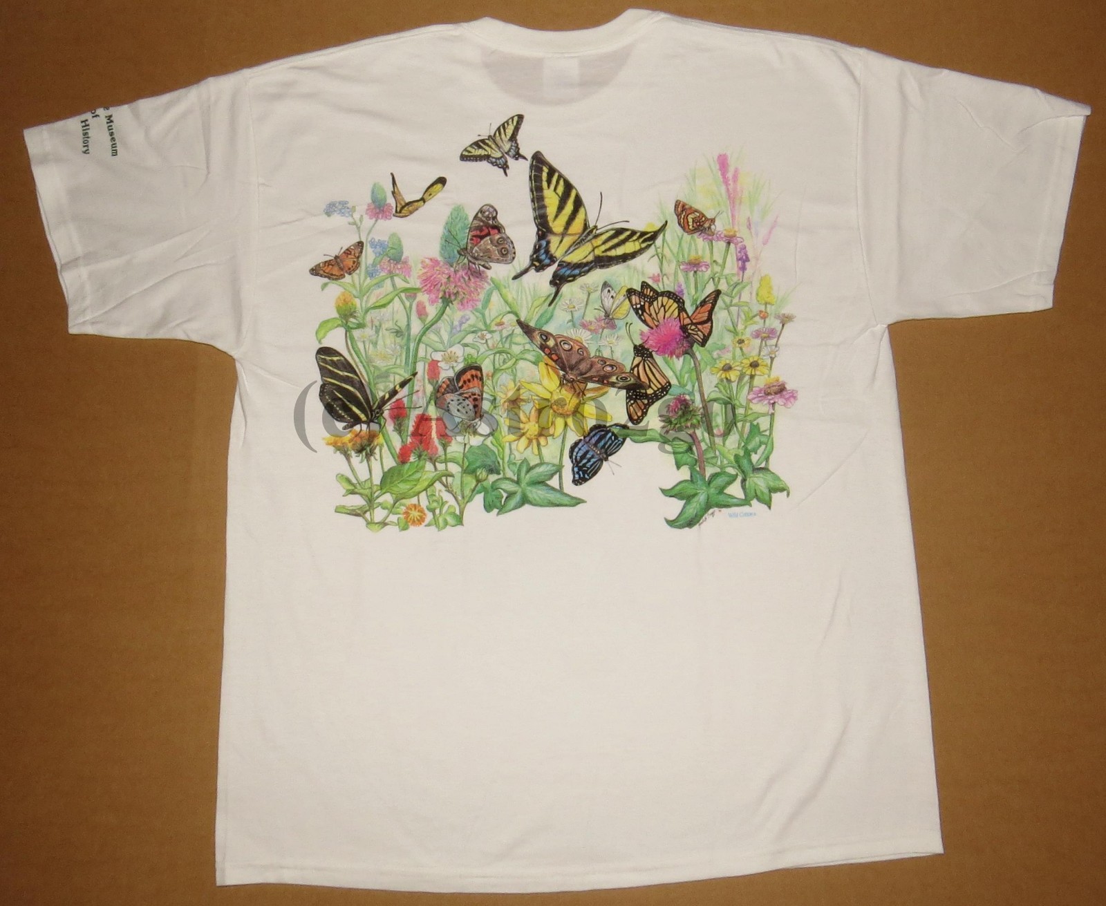 BUTTERFLY GARDEN-Butterflies Flowers Plants Insects Nature Science T shirt S-XXL gallery