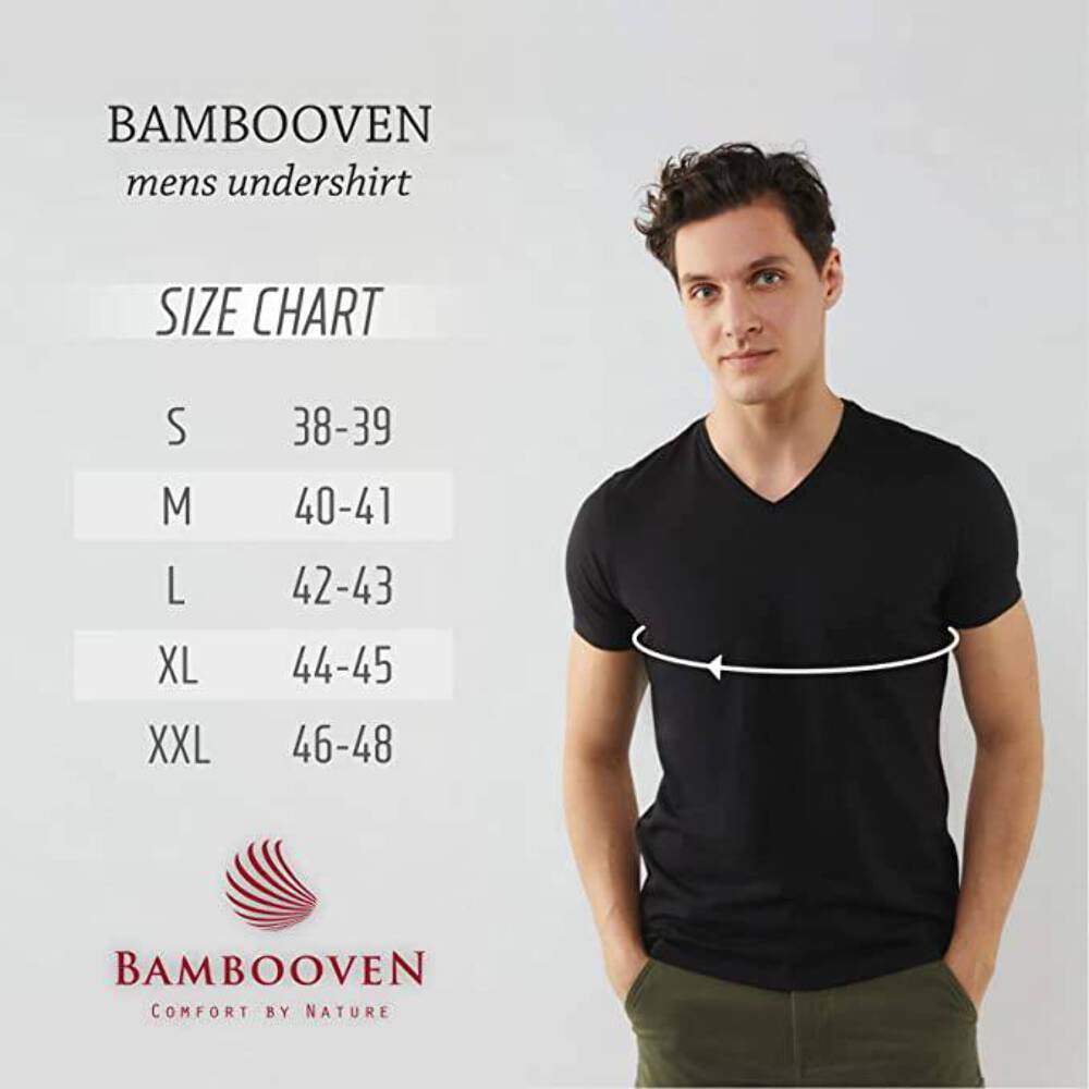 Bambooven Men’s Crew-Neck T-Shirt – Classic O-Neck (3 Pack) gallery