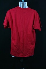 919X07 Champion CMGT81 100% Cotton Graphic T-Shirt Large Deep Red