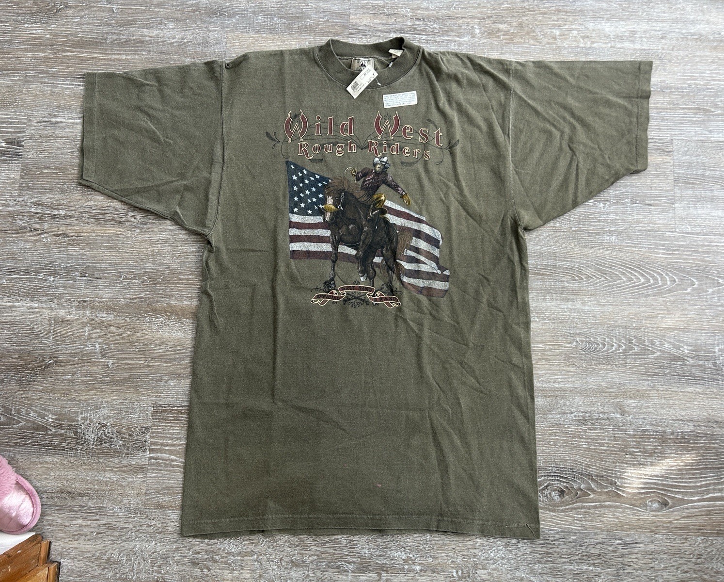 NEW Vintage 90s Galt Sand Wild West Rough Riders T Shirt Cowboy Western XL USA gallery