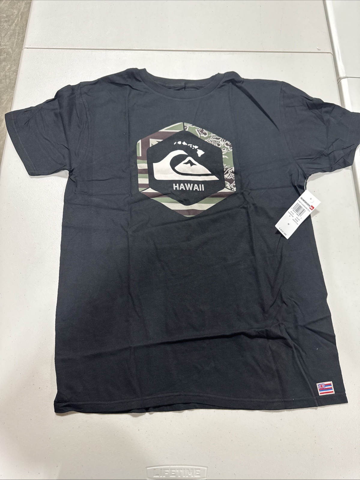Quicksilver Hawaii Shirt Size M (D5,C19)