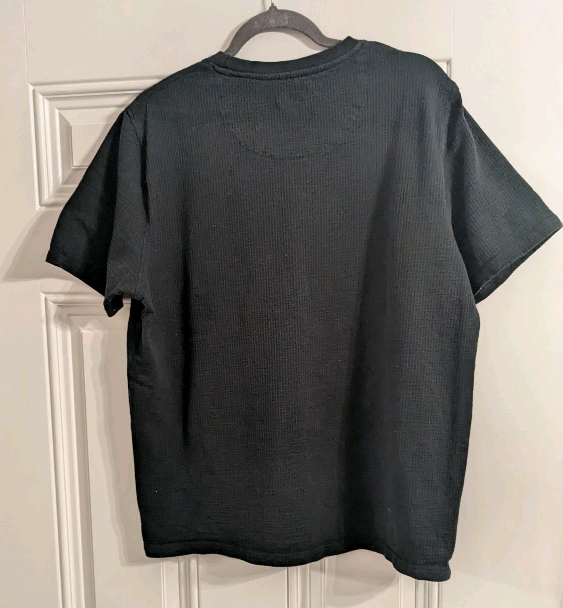 Common People Black Men's Textured Cotton T-Shirt Size XL gallery