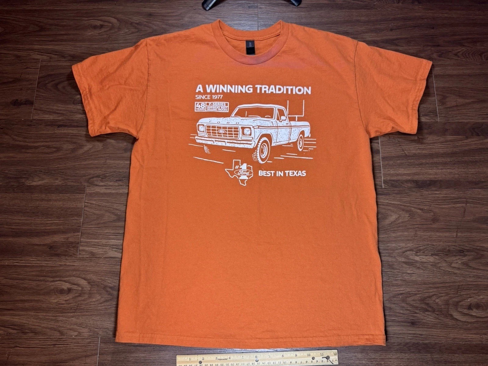 1977 Ford Truck T-shirt ( Texas Longhorns) Size Large - See Description gallery