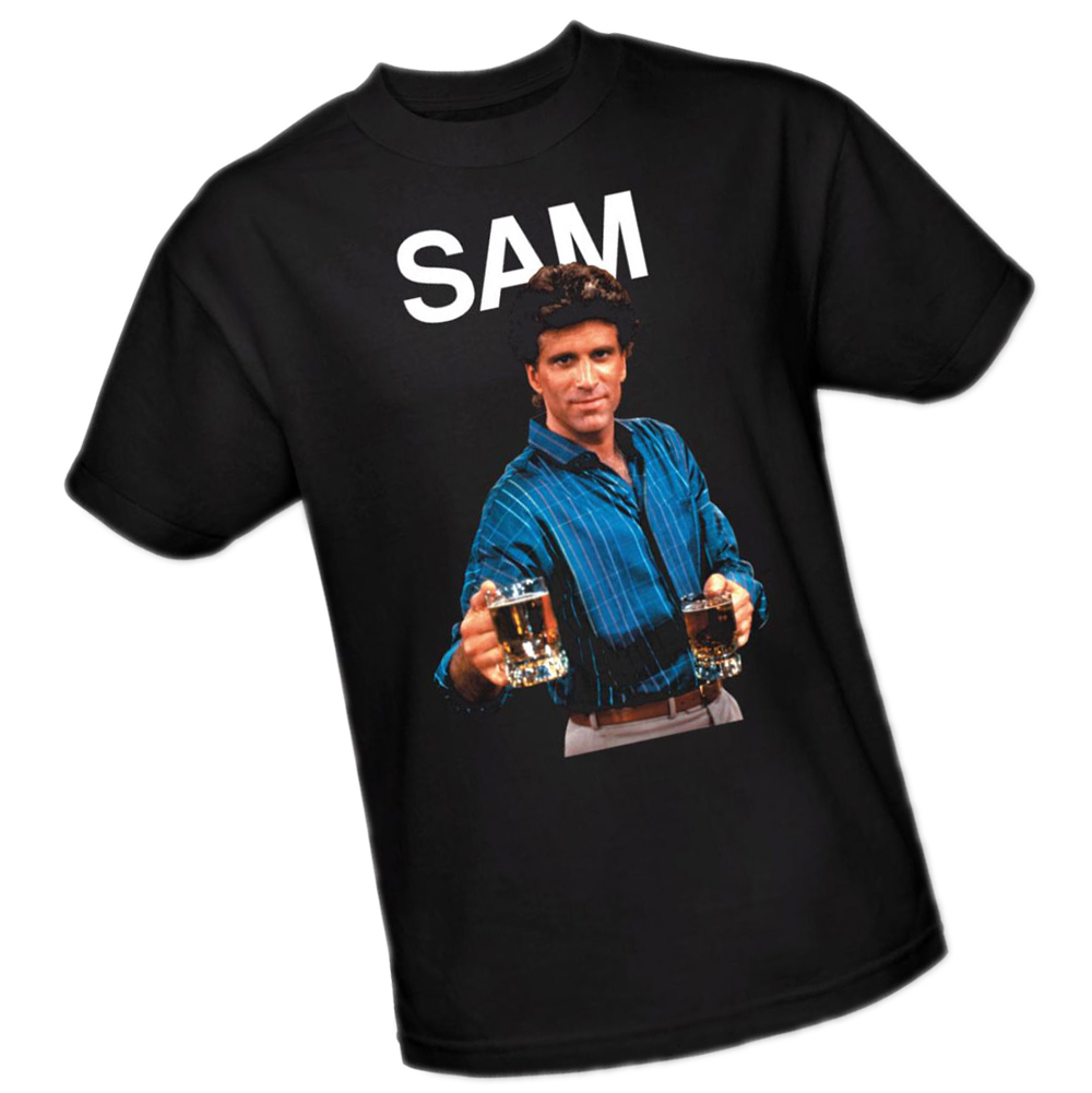 CHEERS: SAM (Ted Danson shown as Sam Malone) — Adult Size T-Shirt