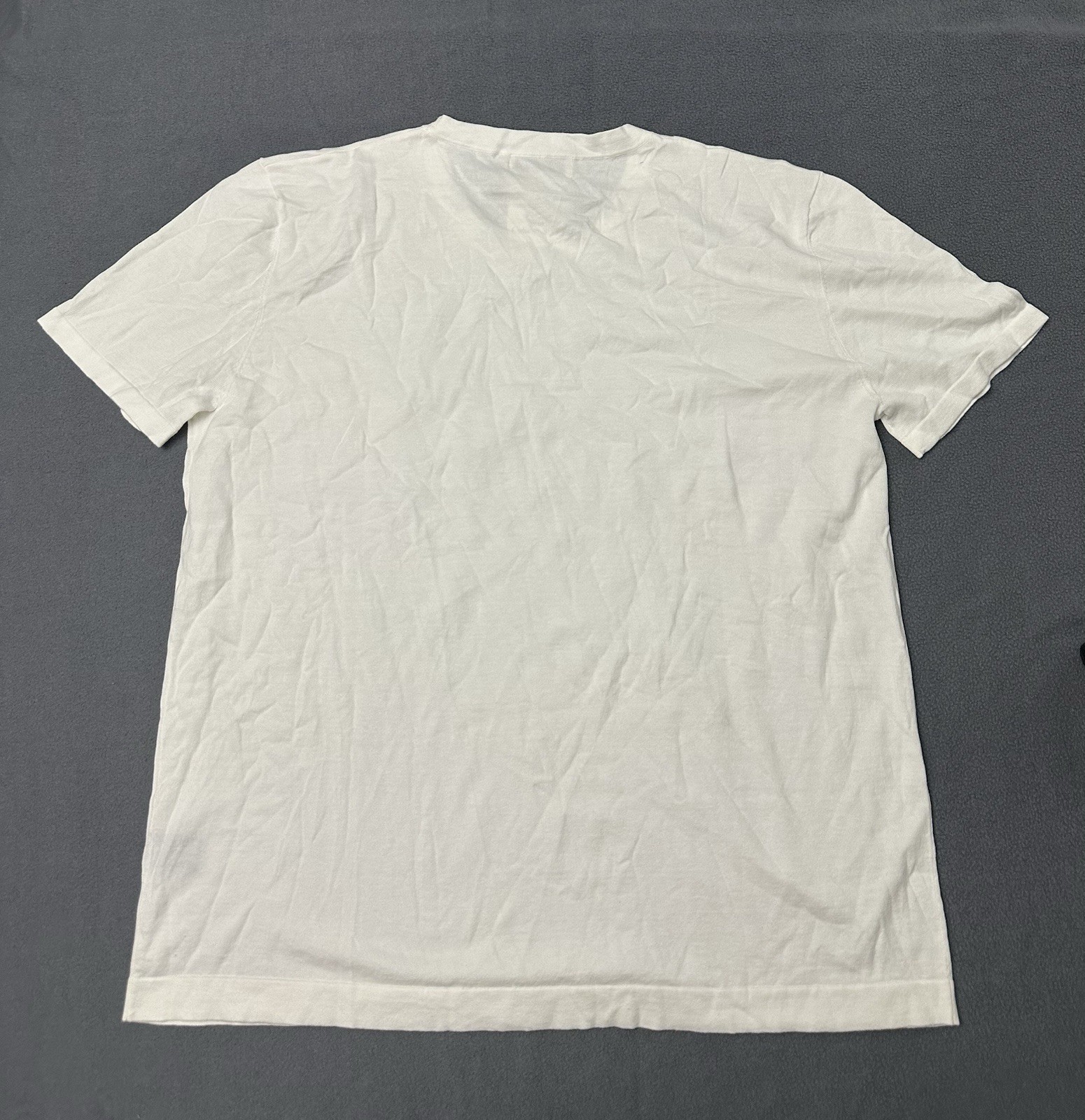 NWT Men’s Collars & Co Premium Cotton and Silk Blend T Shirt White Size 2XL gallery