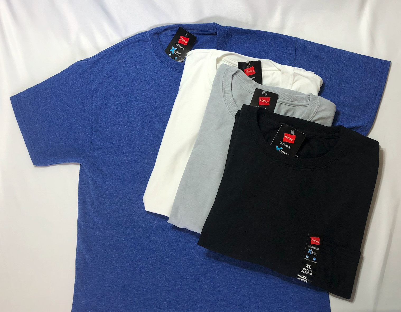 6 Pack - Hanes Ultimate X-Temp Pocket T-Shirts Bulk gallery