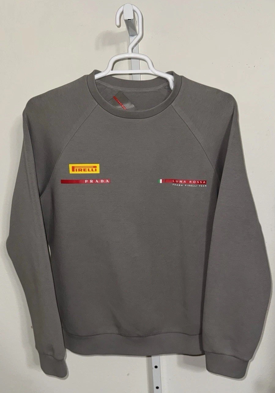 Prada Sweatshirt Men’s Size XXL International Grey, Synthetic gallery