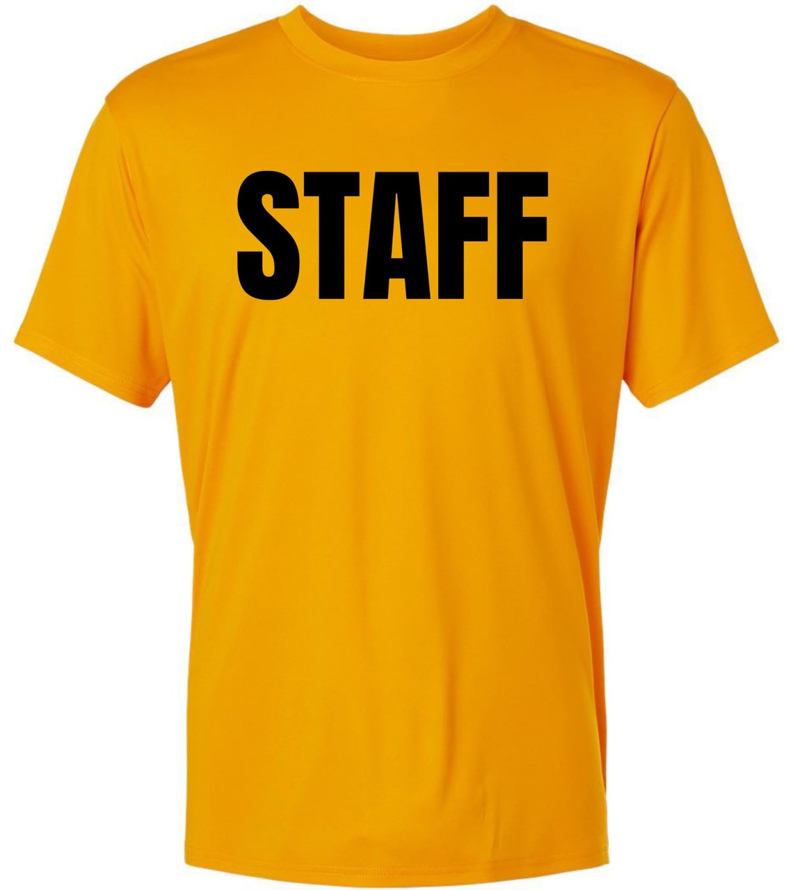 Staff T Shirt Printed Work Uniform Crewneck Tee Event Security Team Shirt gallery