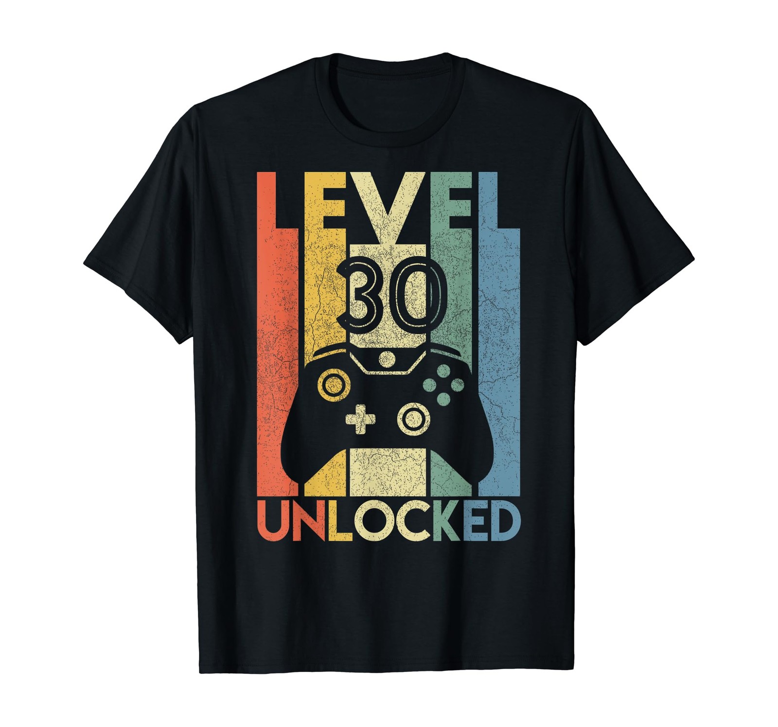 Level 30 Unlocked Shirt Funny Video Gamer 30th Birthday Gift T-Shirt
