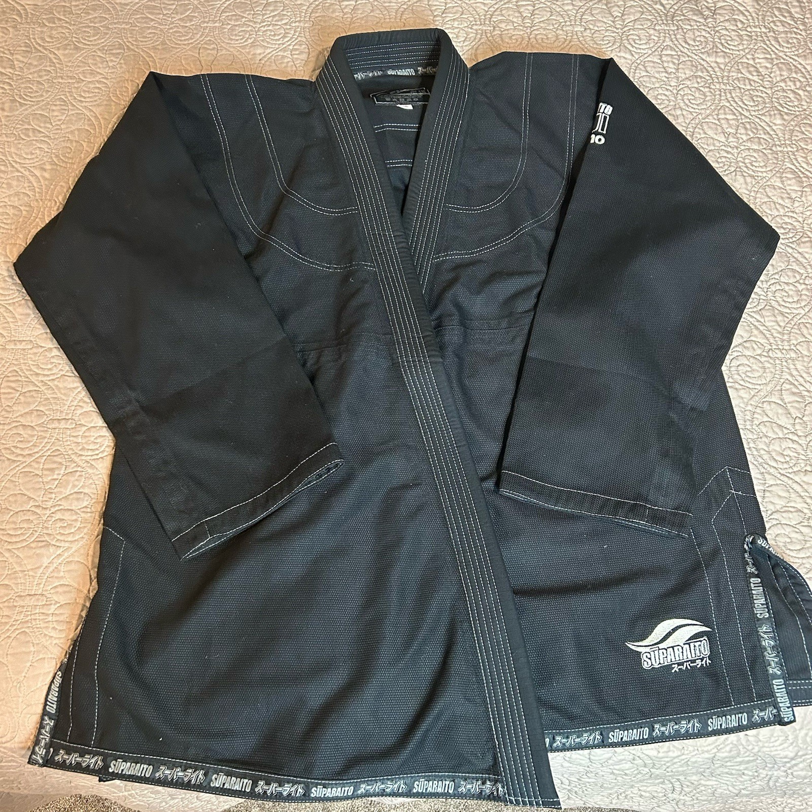 Fuji Kimono Gi Size A6 Black Brazilian Jiu-Jitsu Judo Martial Arts Jacket Heavy