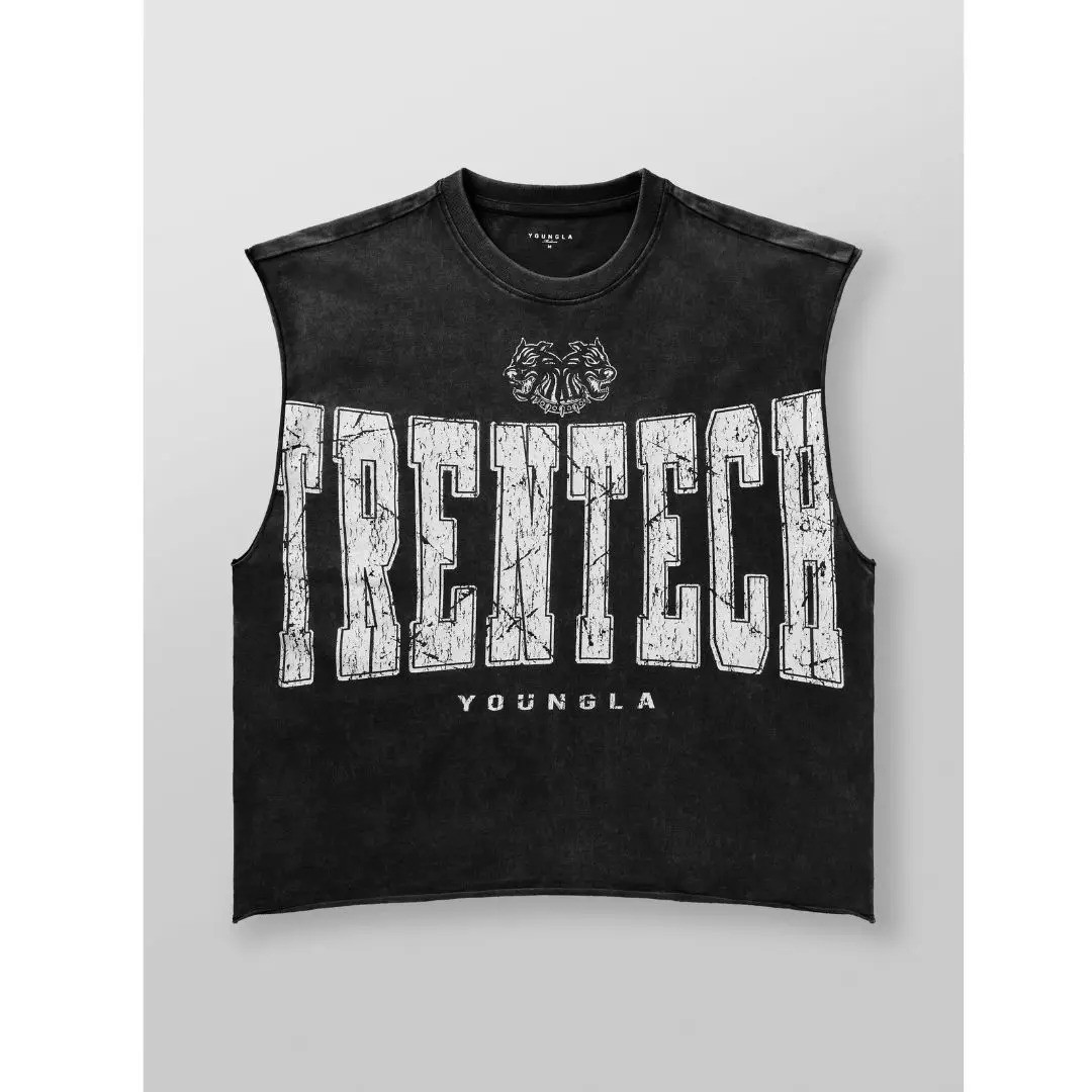 Men’s Summer Oversized Cotton Tank Top Sleeveless T-Shirt Sport Gym Casual