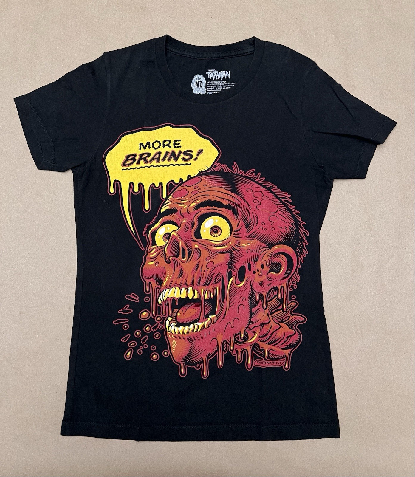 Fright Rags TARMAN T-Shirt Girls Medium OOP Horror Tee Return Of The Living Dead