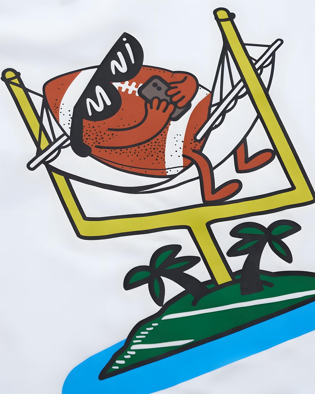 Under Armour Mens Medium Football Vacation Graphic T-Shirt New w/ Tags Athletic gallery