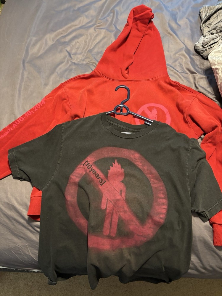Travis Scott Days Before Rodeo 10 Year Anniversary Sweatshirt And T Shirt Large