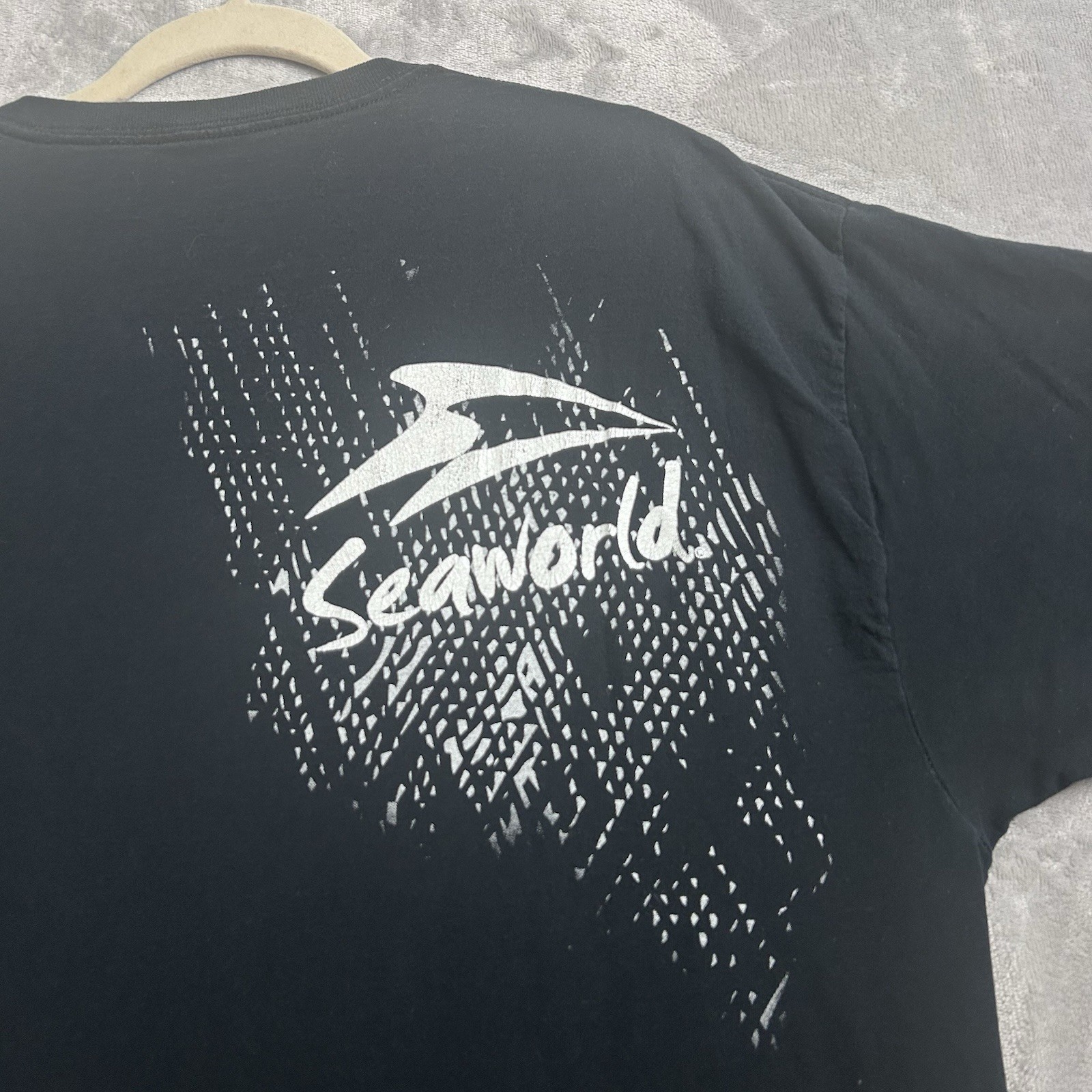 Vintage Sea World T Shirt Mens XL Front & Back Graphic Orca Killer Whale Shamu gallery