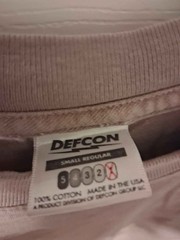 DEFCON GROUP X FRONTIER TEE BROWN SMALL REGULAR