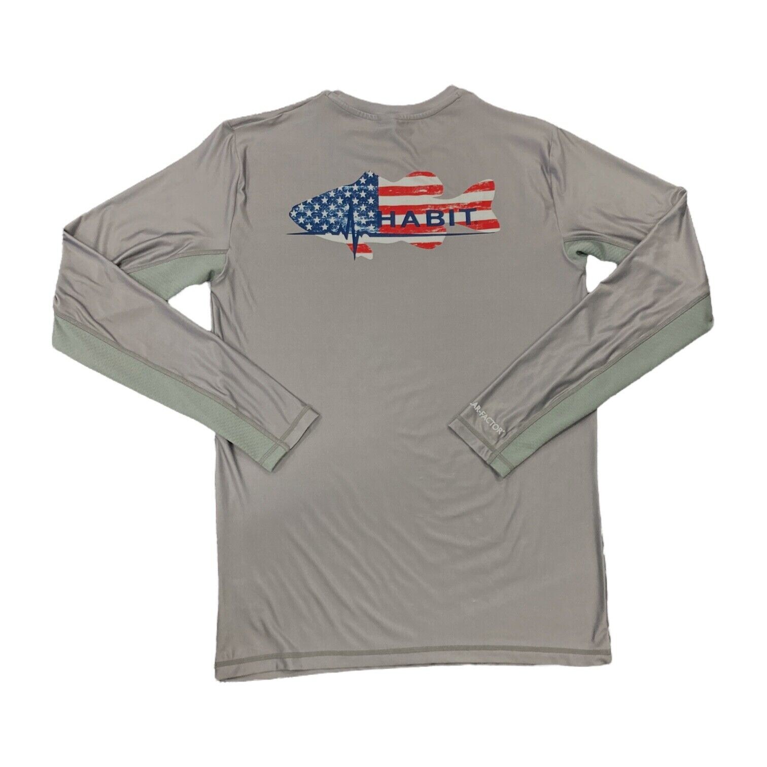 Habit Men's Mathew Falls Long Sleeve Quick Dry Performance Tees Size M gallery